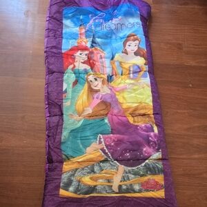 Disney Princess Dreamers Sleeping Bag - Purple and Yellow